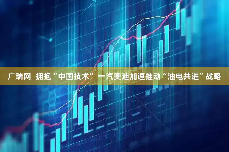 广瑞网  拥抱“中国技术” 一汽奥迪加速推动“油电共进”战略